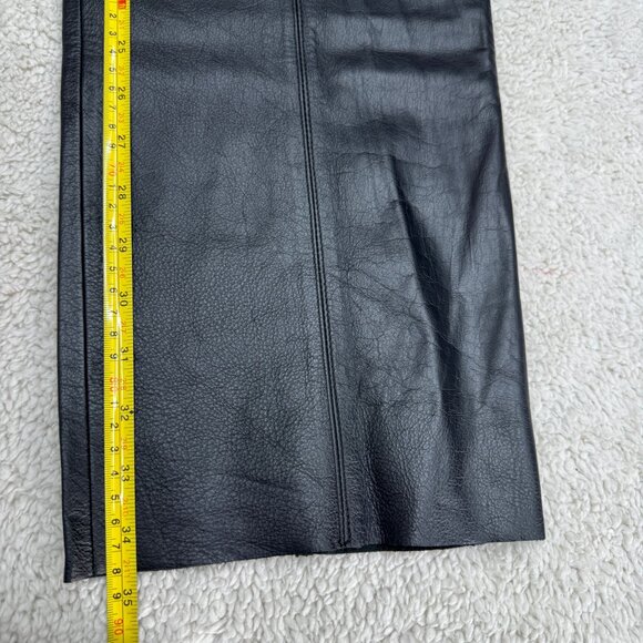 Wilson's Leather Maxima Women's Black Leather Pants Zipper Pockets, Size 6 NWT - Picture 10 of 11